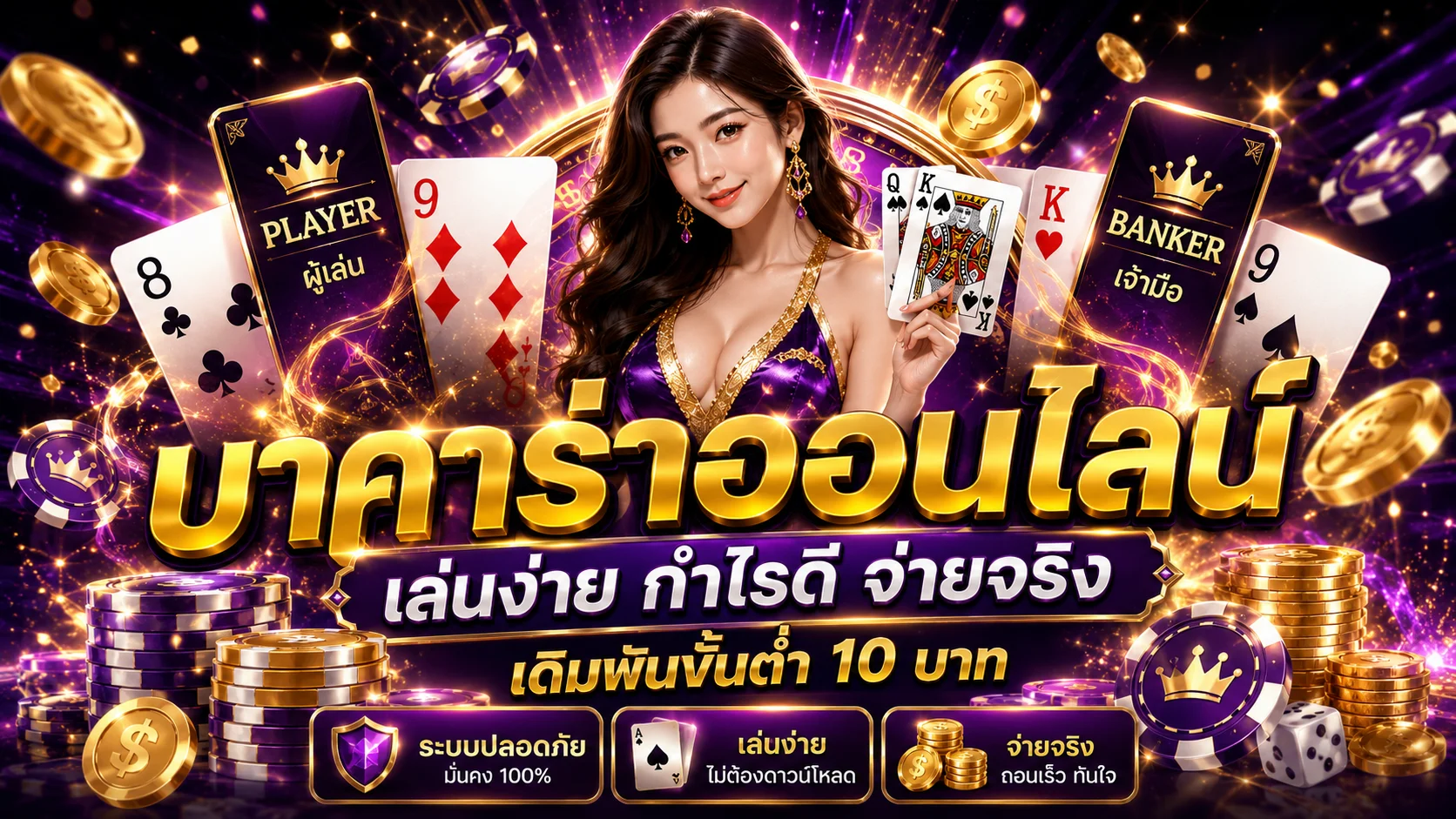 คาสิโนออนไลน์สดครบทุกโต๊ะบน LEVELUPX69